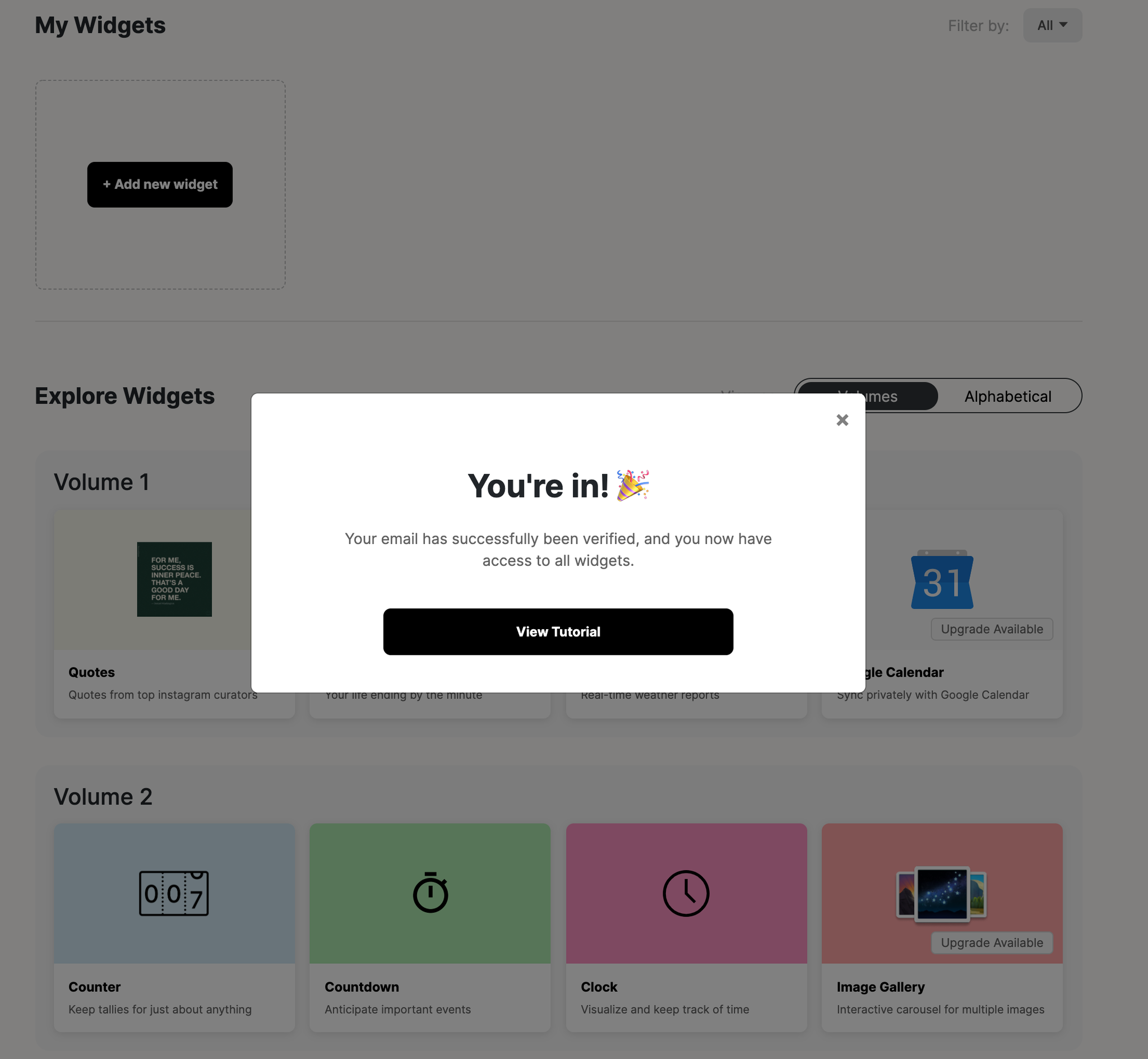 サインアップ後の画面 | サインアップ後の画面