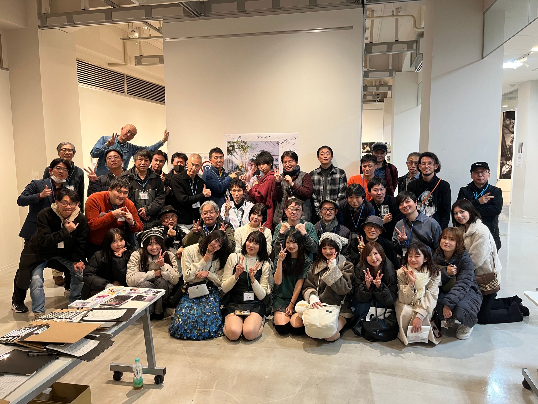 開催5日目の集合写真