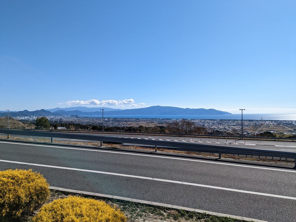新東名からの駿河湾