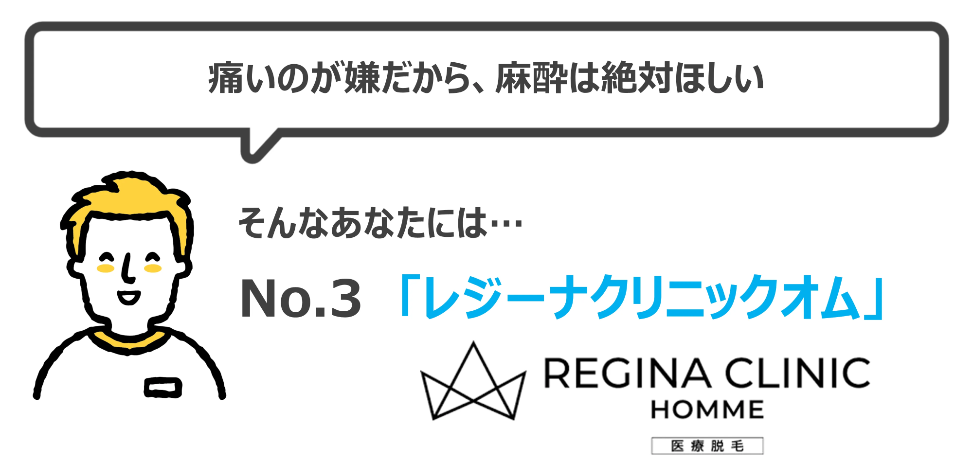 レジーナクリニックオムをおすすめな人