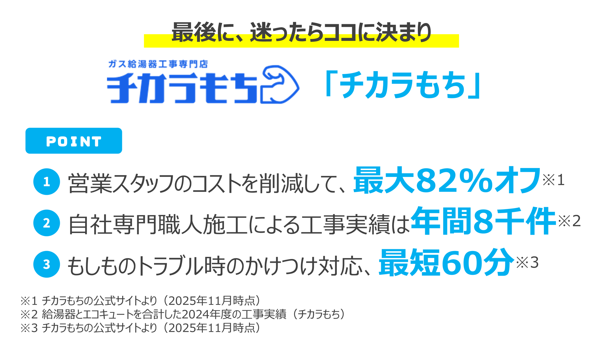 迷ったらチカラもち