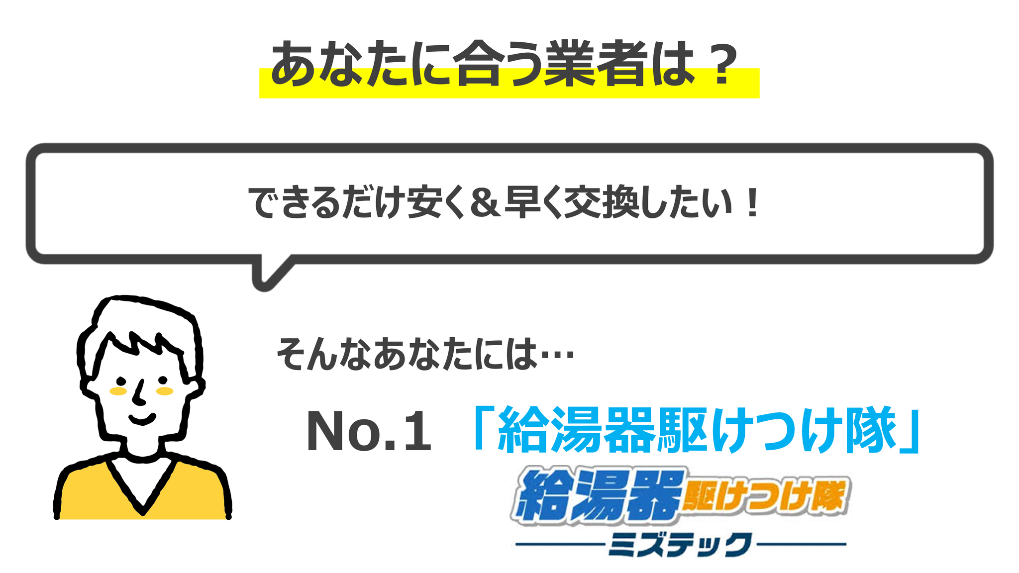 給湯器駆けつけ隊をおすすめな人
