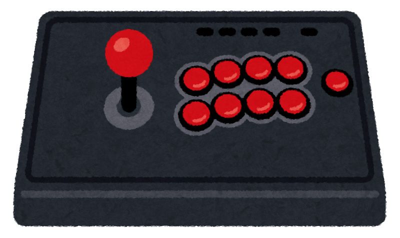 市販のアケコン、こういう黒＋赤などのシンプルなデザインのものがとても多いです。ほかのカラーが良いとか、かっこいい or かわいいイラストが描いているものが欲しいなら、改造したり自作するしかありません。