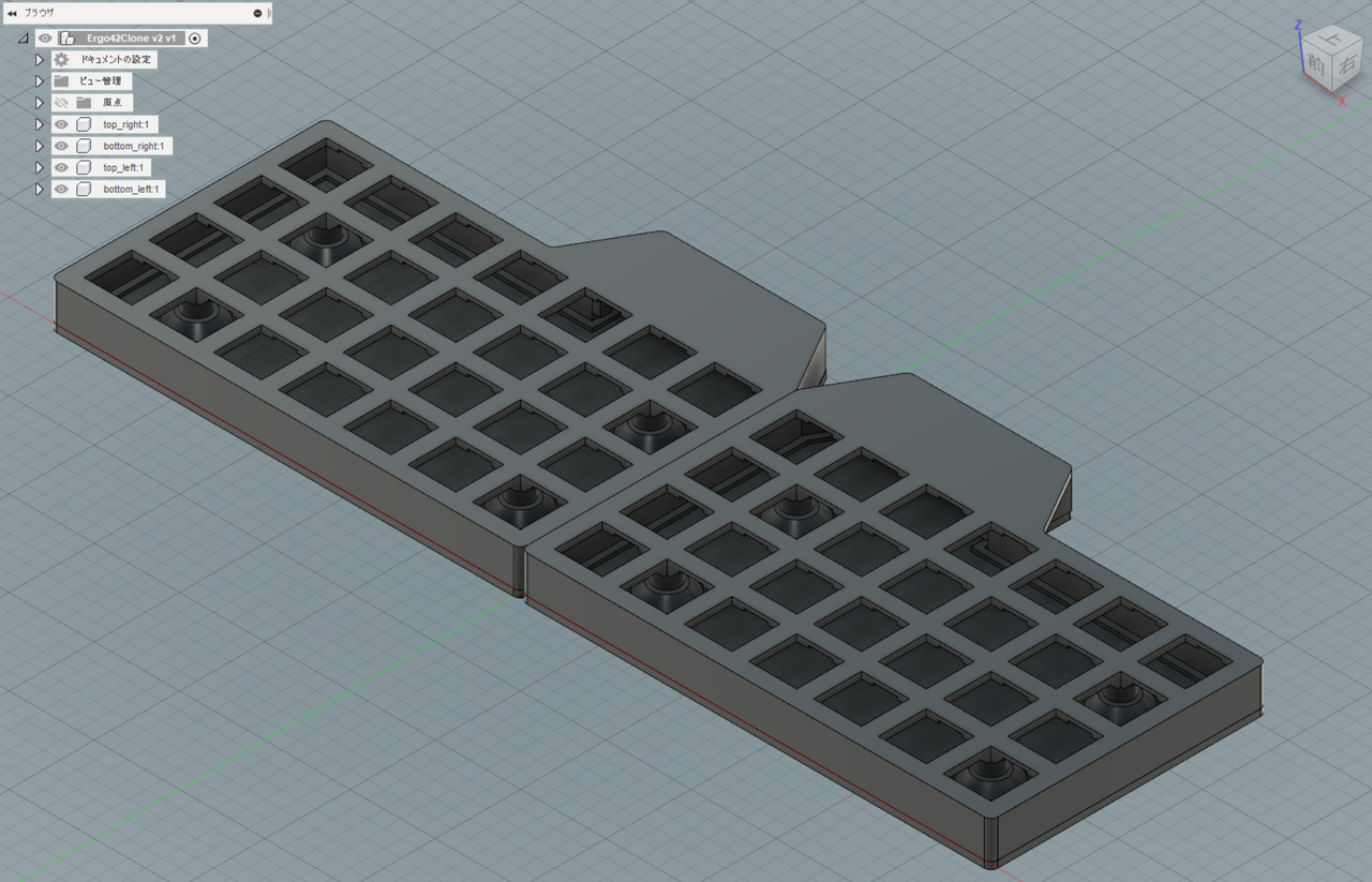 実を言うと自作キーボードを作りたいがために3D CADと3Dプリンターを勉強しました。