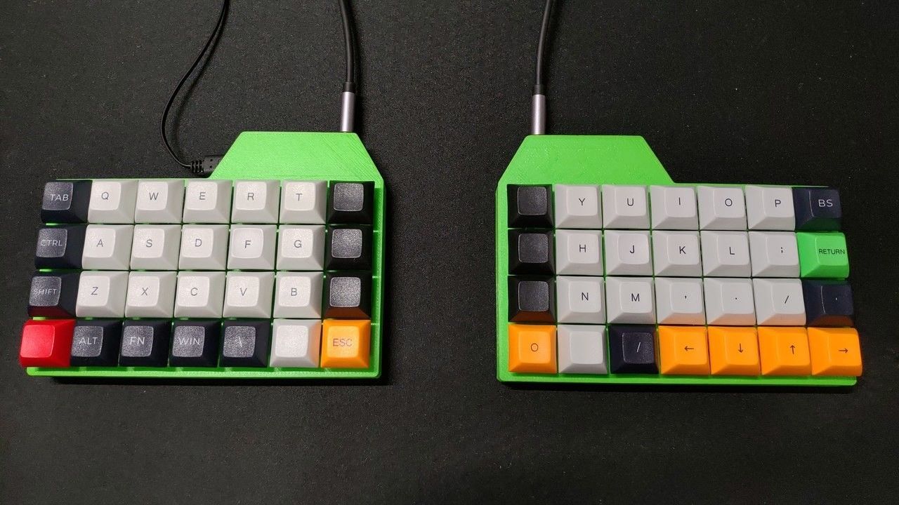 かれこれ3年くらい使っている自作キーボード