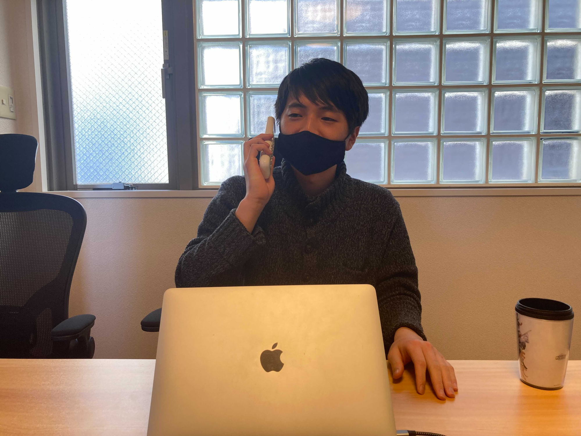 「電話のように見えますよね」