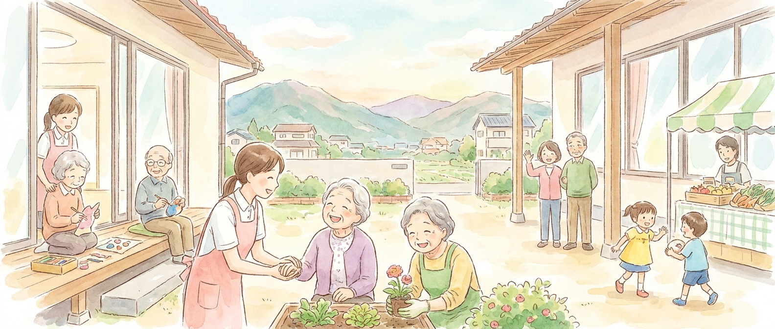 地域とつながりながら、住み慣れたまちで暮らす