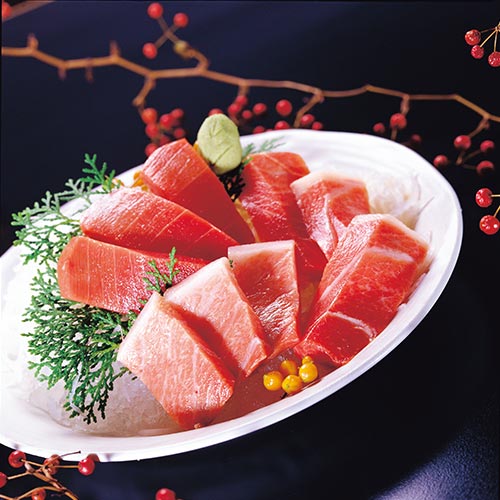 綜合黑鮪魚生魚片 前腹 中腹 皮油 切片 晨富食品水產行 東港黑鮪魚生魚片專賣