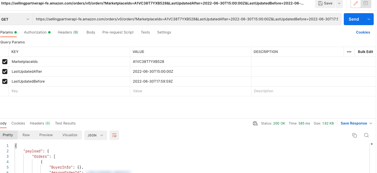 Amazon SPAPI をpythonで動かしてみた【実コードあり】（part2 GET order API使ってみた）｜ハンズラボ株式会社