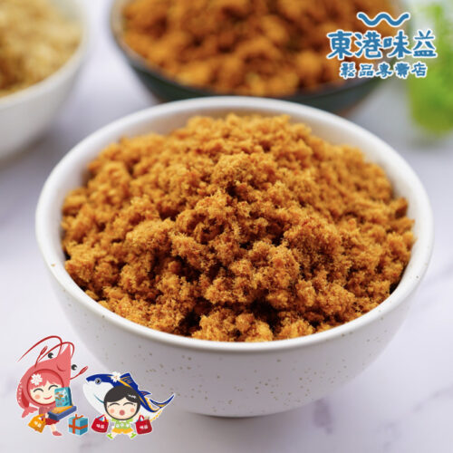 選用頂級旗魚焙炒，呈現金黃酥鬆色澤且肉質纖維分明，嚴選**屏東味益旗魚鬆**，來自**網友激推的東港借問站**深受在地饕客喜愛的經典之作。