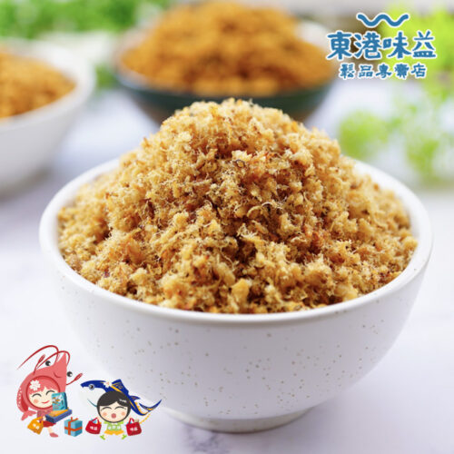 【東港味益。鬆品專賣】A04旗魚筋 (300g/夾鏈袋裝)
