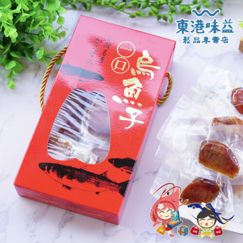 選野生烏魚子製作，獨特蜜汁風味搭配厚實口感，嚴選**東港味益一口野生烏魚子**，來自**在地人推薦的六連霸店**深受在地饕客喜愛的經典之作。