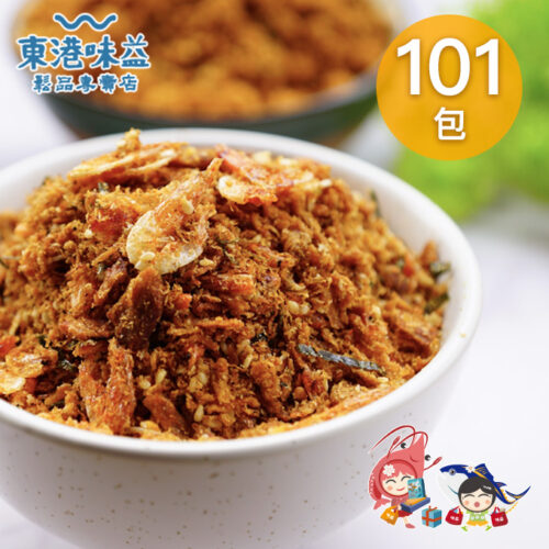 101盒×【東港味益。鬆品專賣】A07 花殼脆鬆 (200g/夾鏈袋裝)