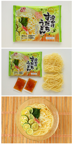 サンサス「冷かけ すだちうどん」 (2食入× 6パック)