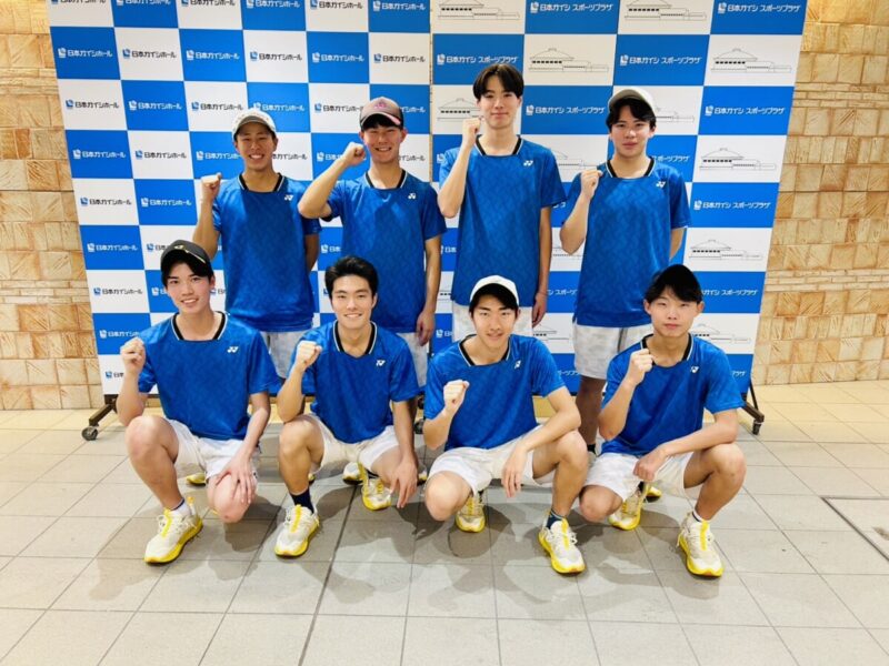 男子ソフトテニス部、全国選抜大会ベスト8入賞！