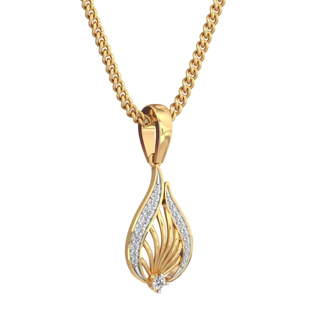 Romantic Party Diamond Jewelry 14K Gold with Lab Grown and Natural Diamonds for Women for Wedding Gift Engagement