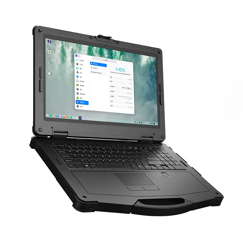 15.6 Inch Industrial Portable Computer DDR4 16GB SSD 512GB Customized Rugged Computer Laptop
