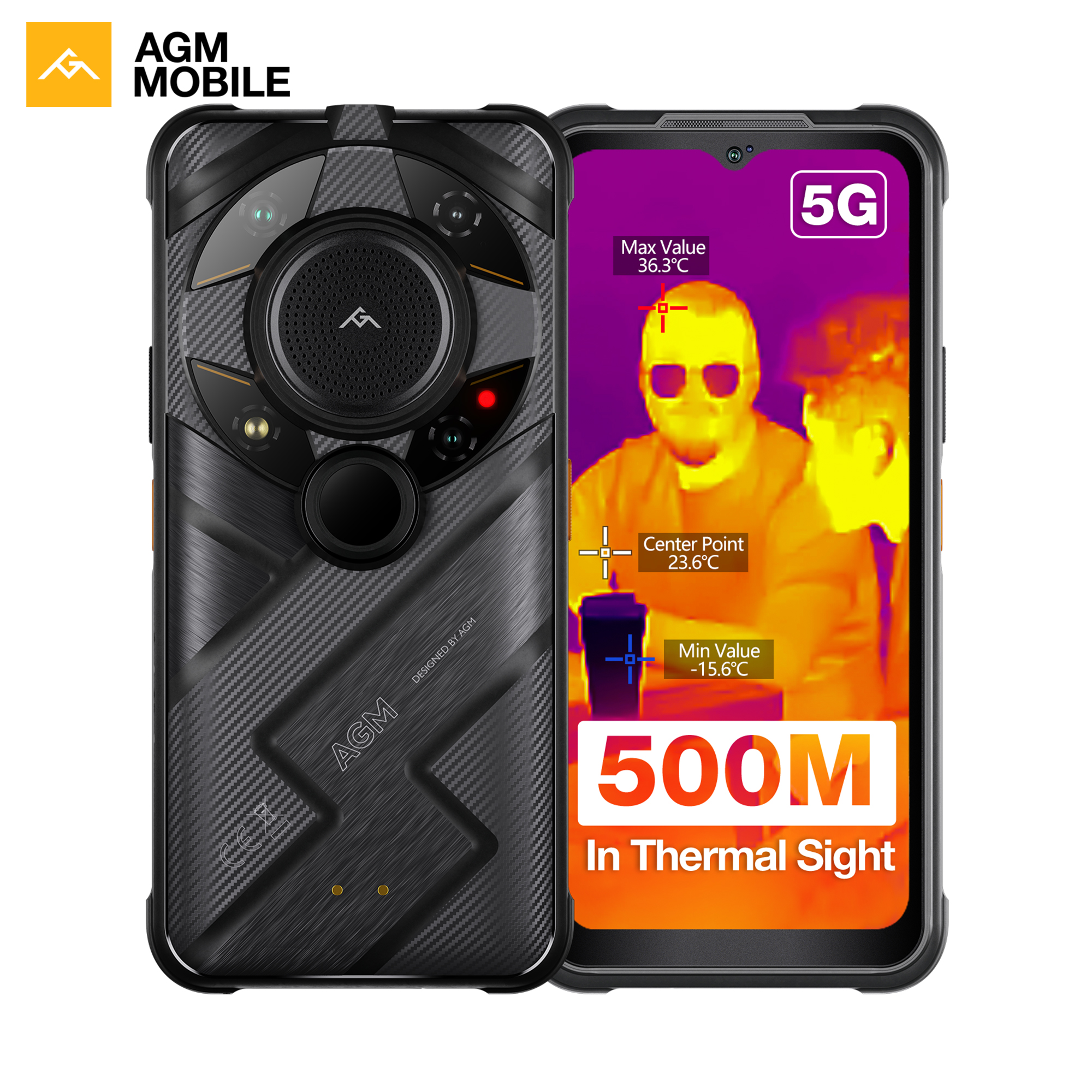 [RTS] AGM G2 Guardian Thermal Imaging Night Vision Camera 12GB+256GB(up to 512GB) 108MP Camera 7000mAh 5G Rugged Mobile Phone