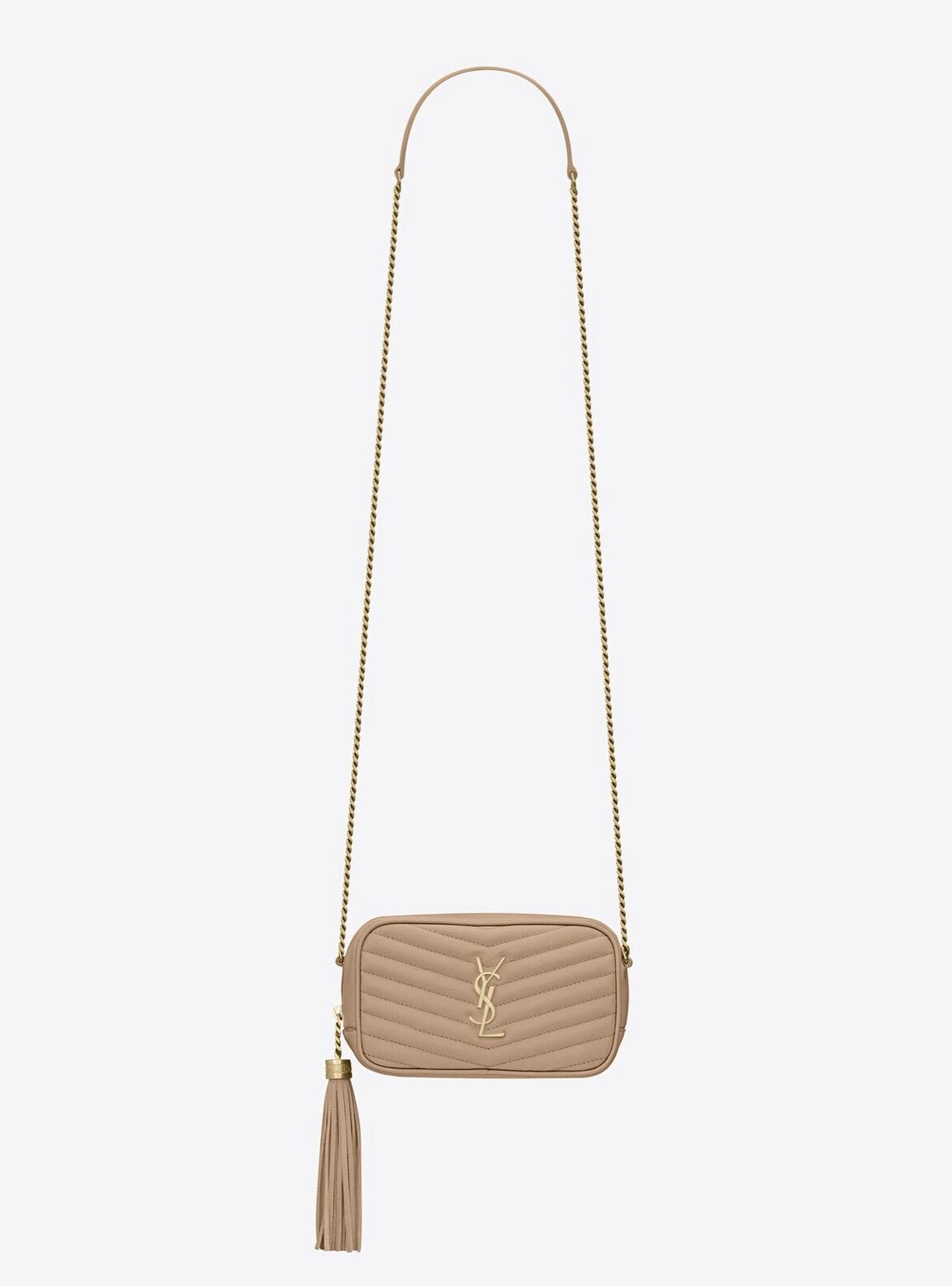 [pre order] YSL Lou mini in beige