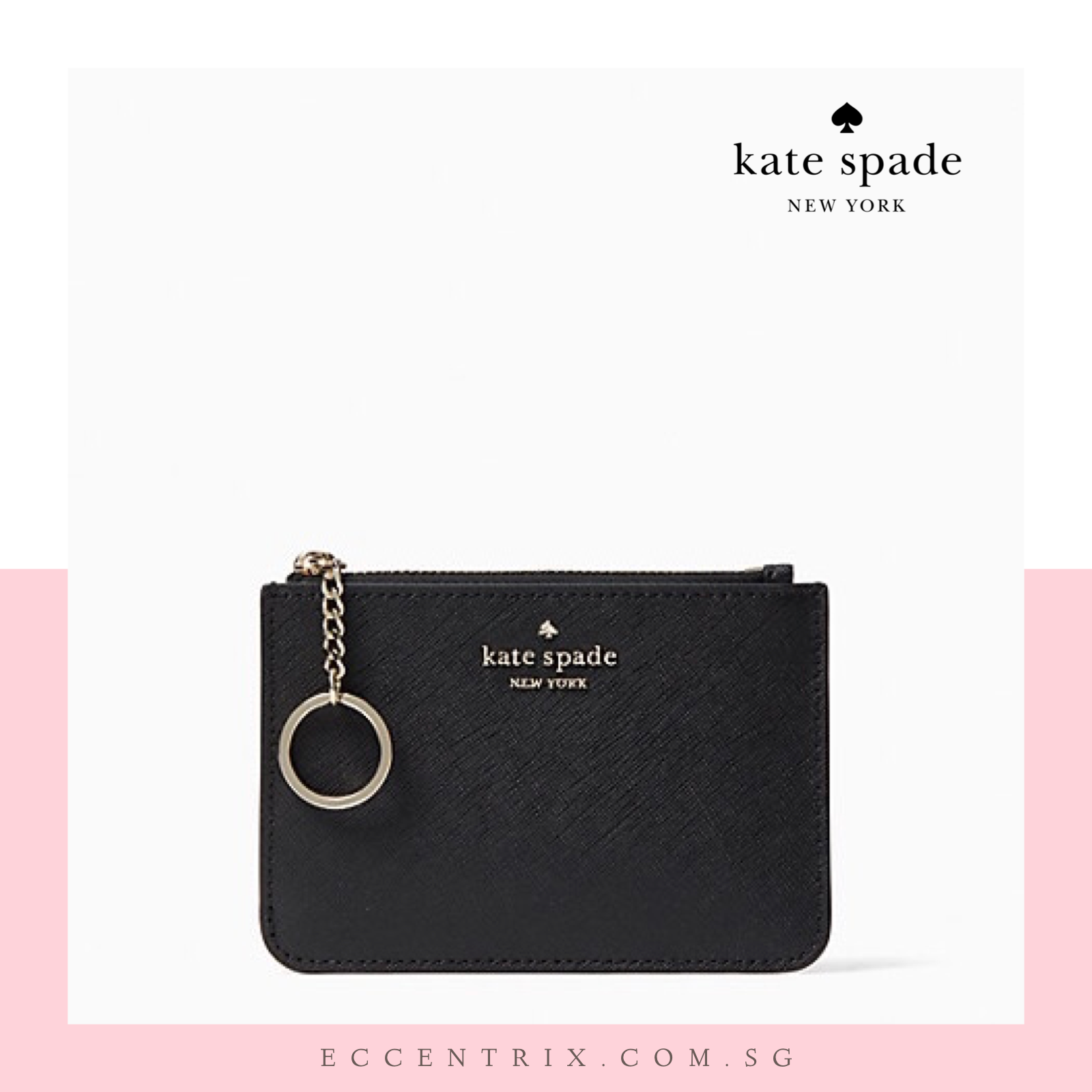Kate Spade Laurel Way Bitsy / Darcy Medium L-Zip Card Holder Card Case