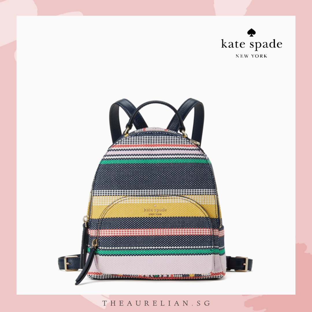Kate Spade Jackson Boardwalk Stripe Medium Backpack
