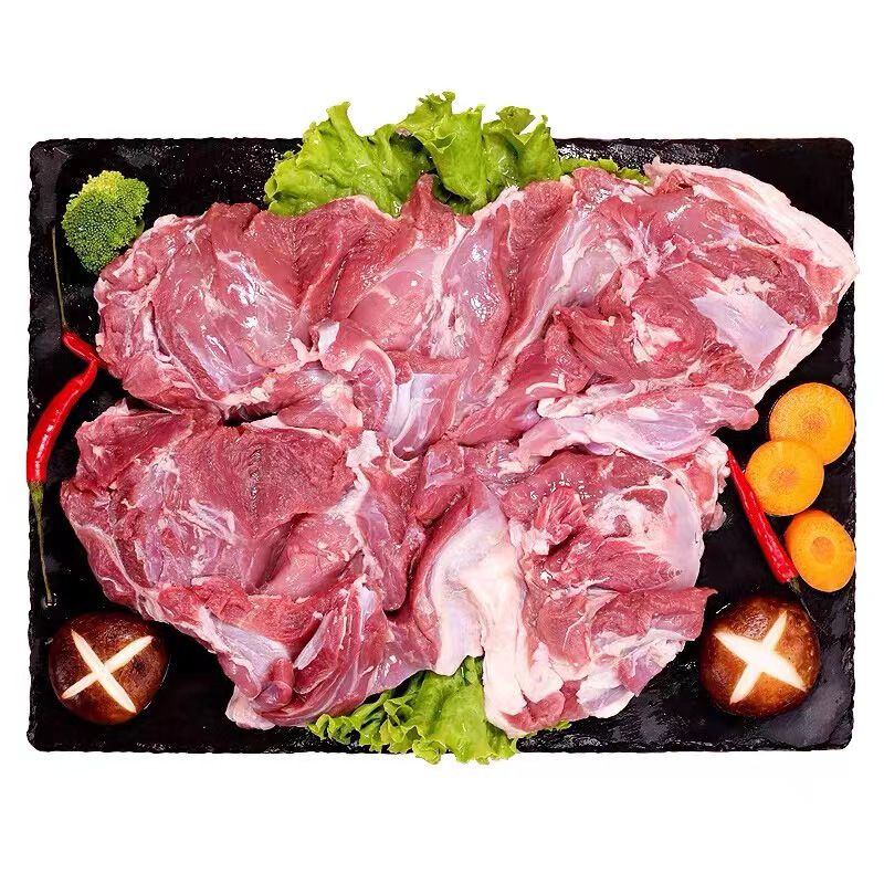 西吉县滩羊羔羊肉羊后腿剔骨肉1斤