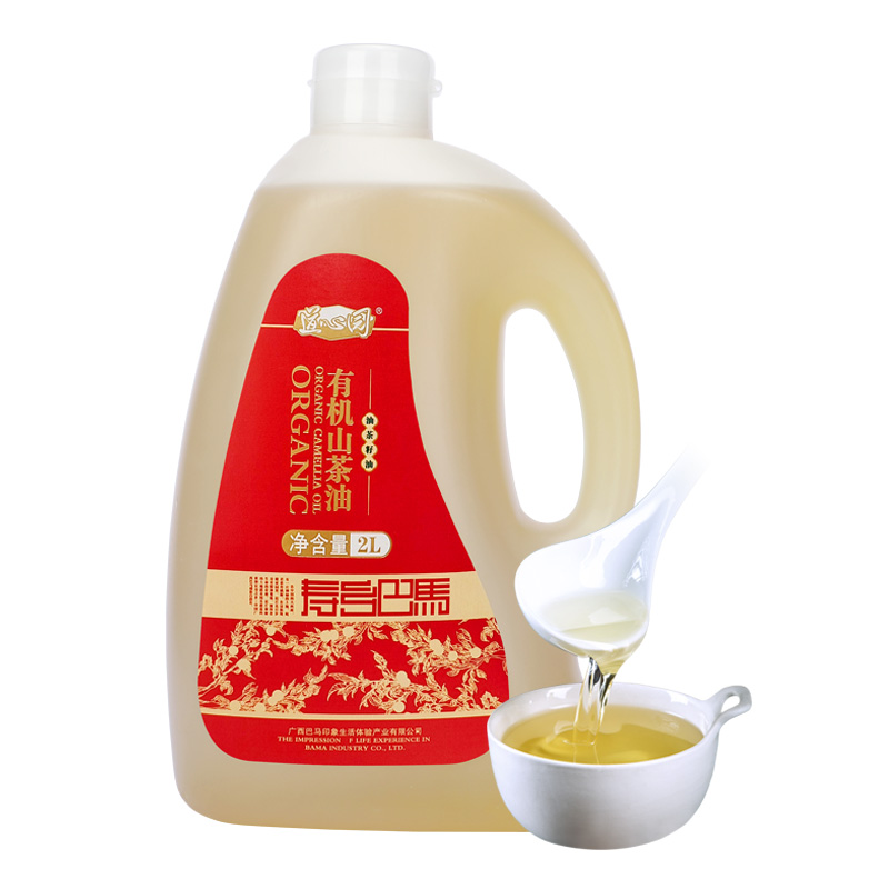 巴马瑶族自治县巴马县广西一级低温压榨有机山茶油2L