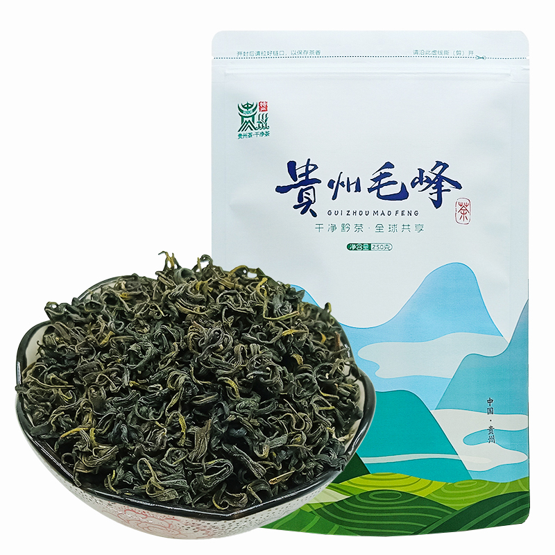 湄潭县毛峰绿茶250g/袋贵州绿茶办公用茶遵义口粮毛尖茶