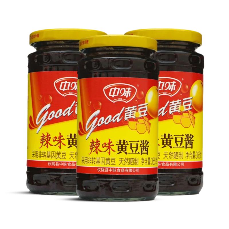 仪陇县 调味酱料 辣味黄豆酱365g*20瓶/件（整箱）