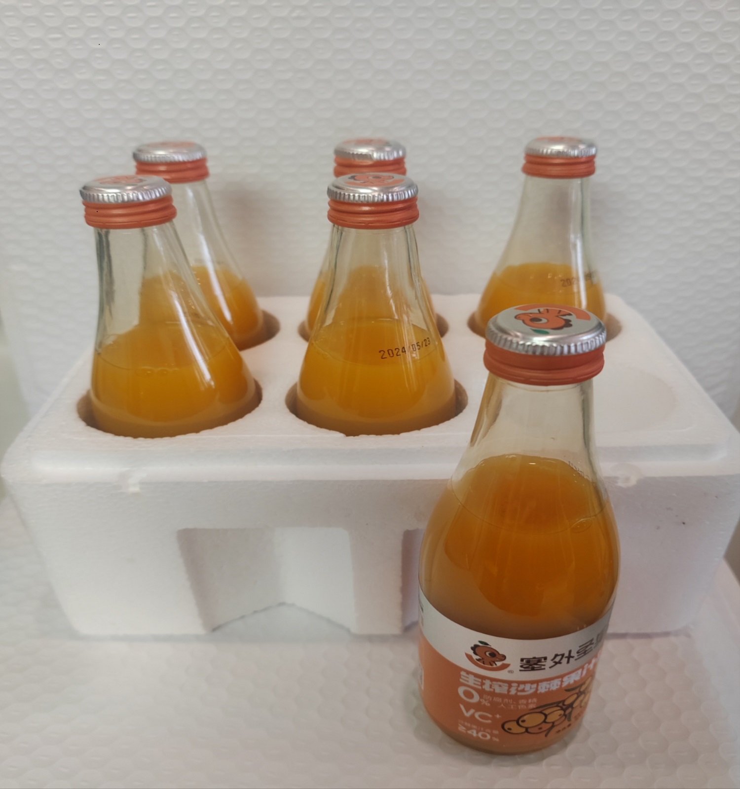 尚义县塞外圣果沙棘果汁饮料300ml6瓶